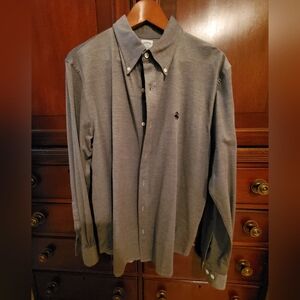 Men's Gray Polo by Brooks Brothers